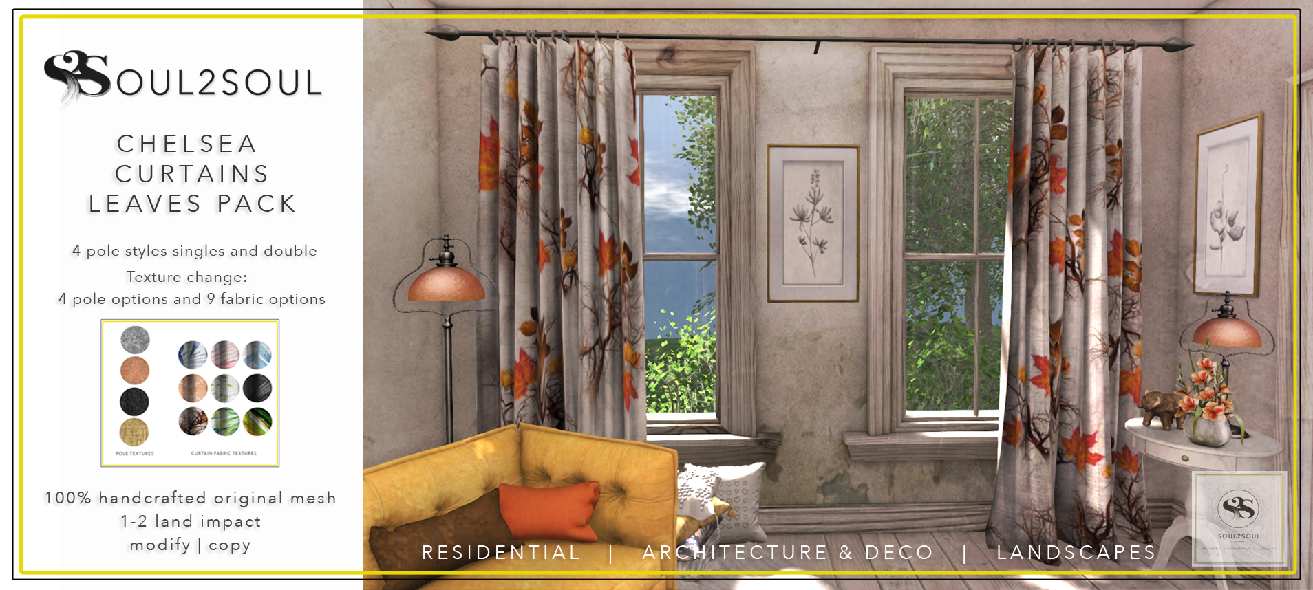 curtainsleavesposter