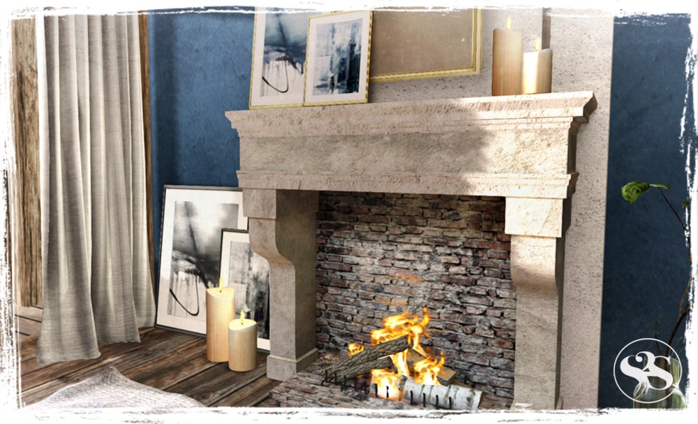 Tuscan Fireplace set at The Liaison Collaborative (TLC) event