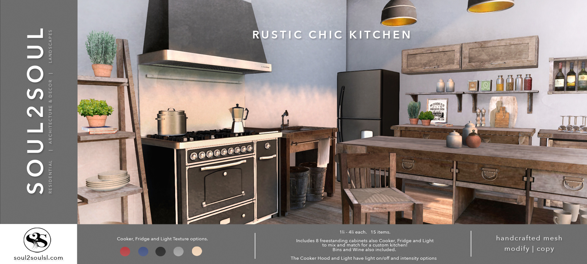 Rustic Chic Kitchen at The Liaison Collaborative (TLC) event Rustic Chic Kitchen at The Liaison Collaborative (TLC) event