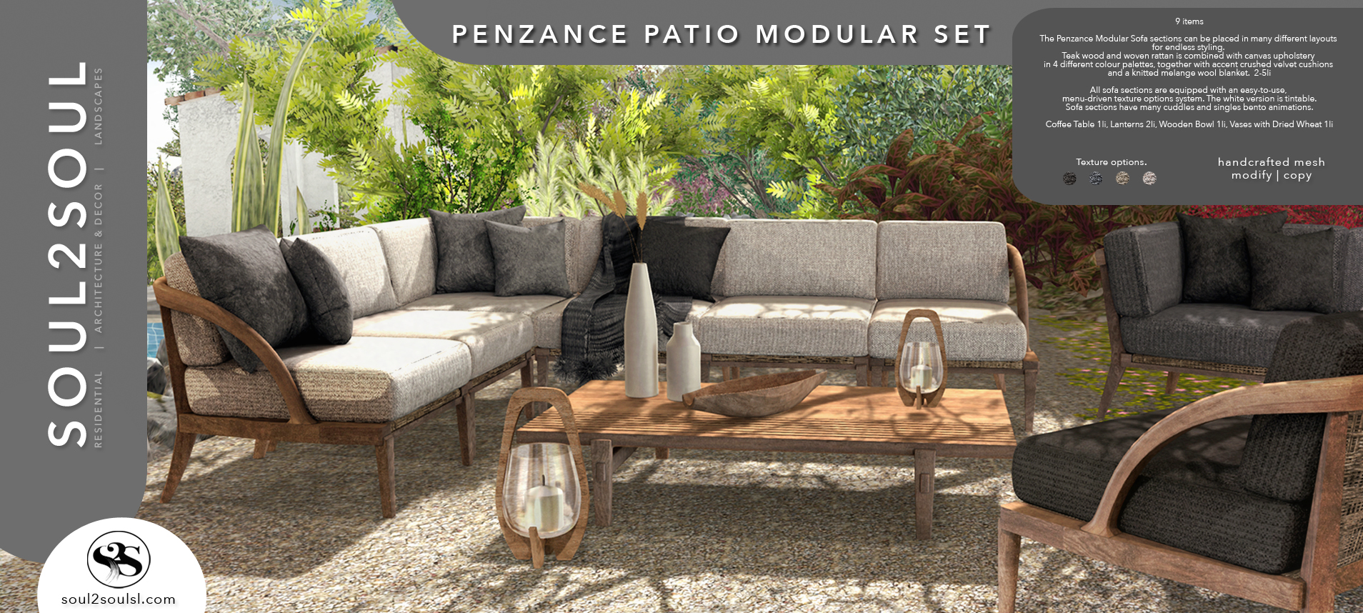 Penzance Patio Modular Set at The Liaison Collaborative (TLC) event Penzance Patio Modular Set at The Liaison Collaborative (TLC) event