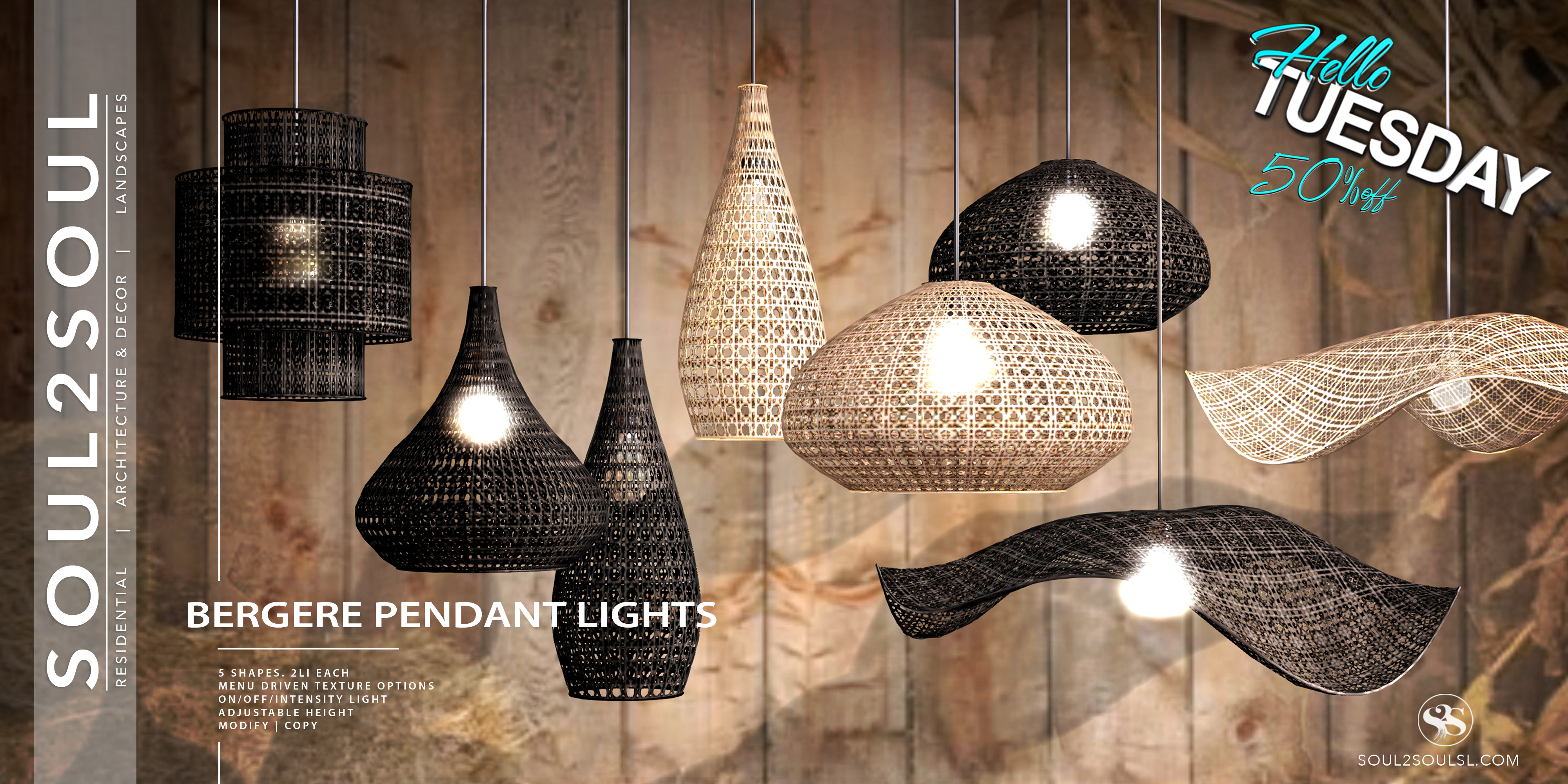 Bergere Pendant Lights @ Mainstore