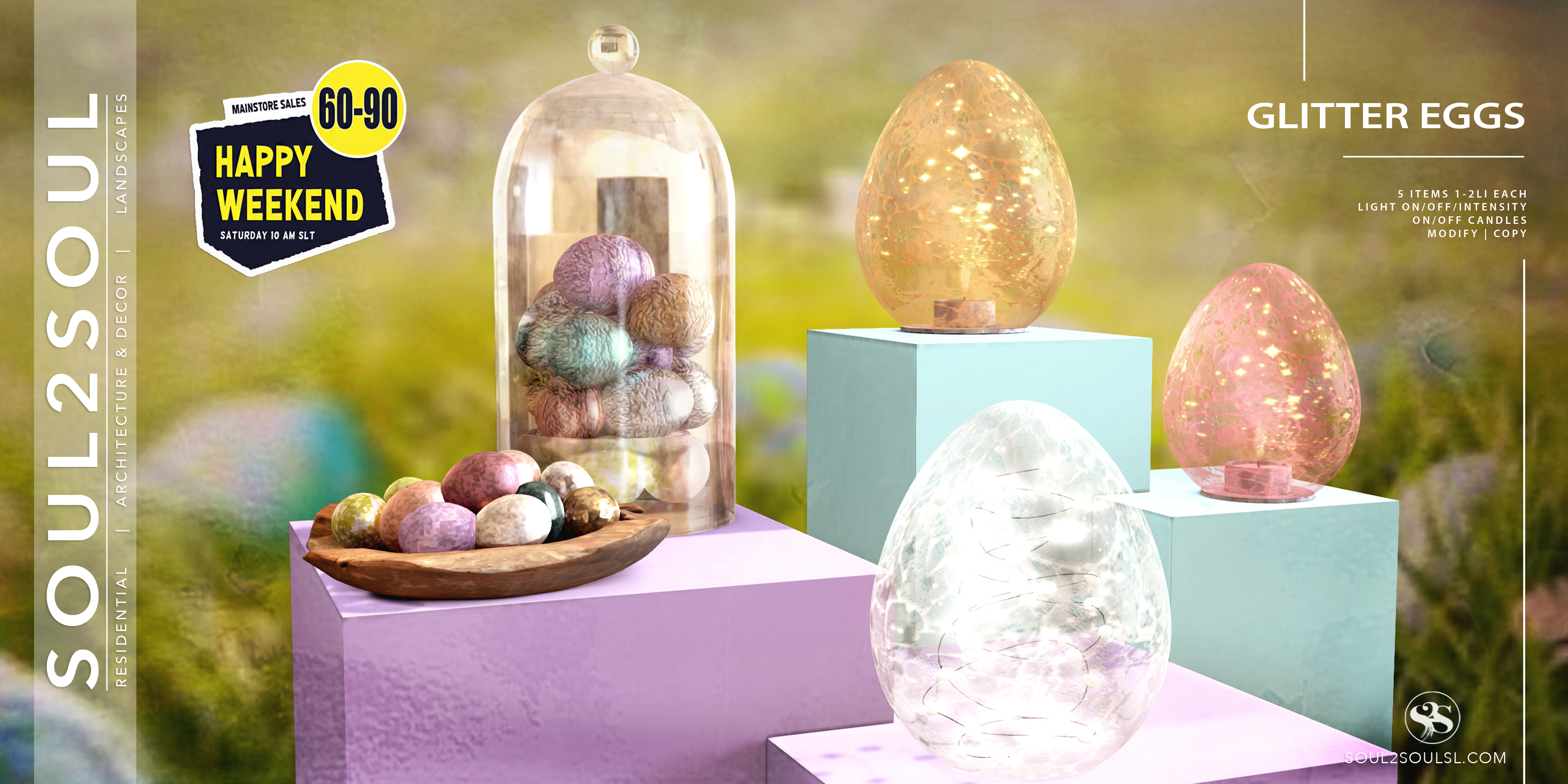 Glitter Eggs @ Mainstore. Happy Weekend