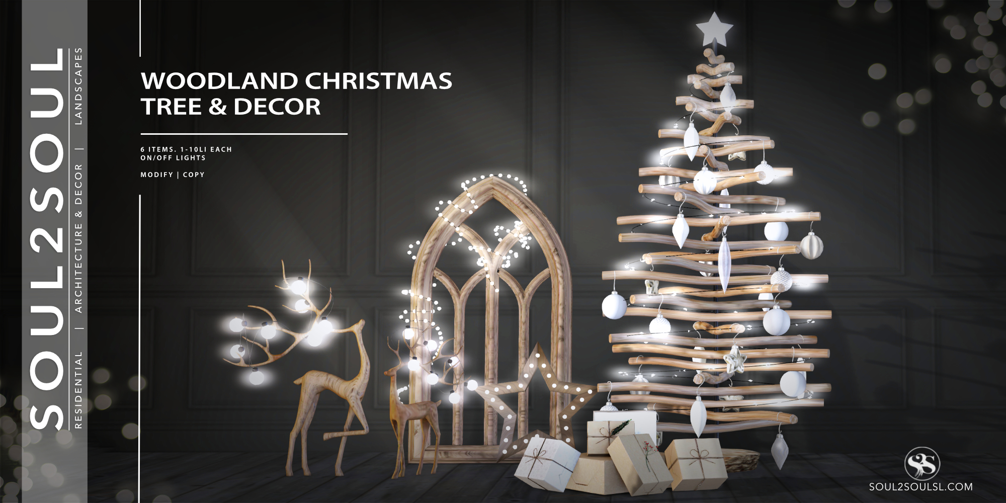 Woodland Christmas Tree & Decor @ Access